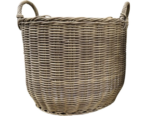 Korb aus Korbgeflecht mit Griffen