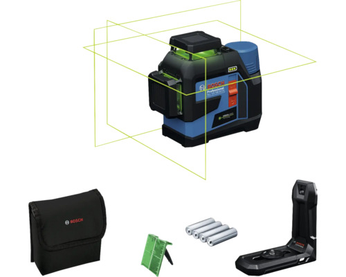 Bosch Professional GLL 12V-100 G Kreuzlinienlaser mit Zubehör