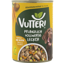 Dose Vutteri Alleinfuttermittel für Hunde, pflanzlich und vollwertig, mit Gemüse.