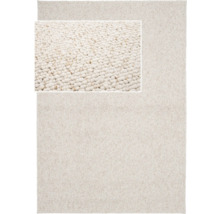 Teppich aus Wolle mit unterschiedlichen Texturen