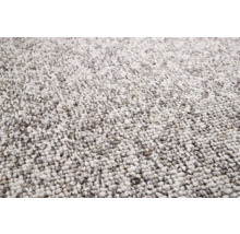 Detailansicht eines grauen Teppichs