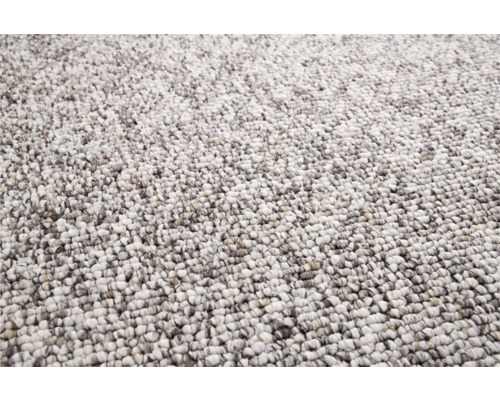 Detailansicht eines grauen Teppichs