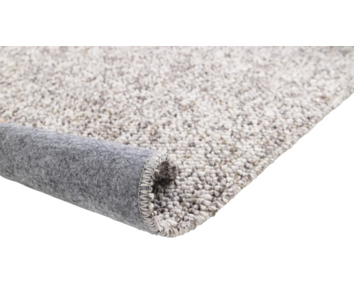 Teppich mit melierter Oberfläche und gerolltem Rand