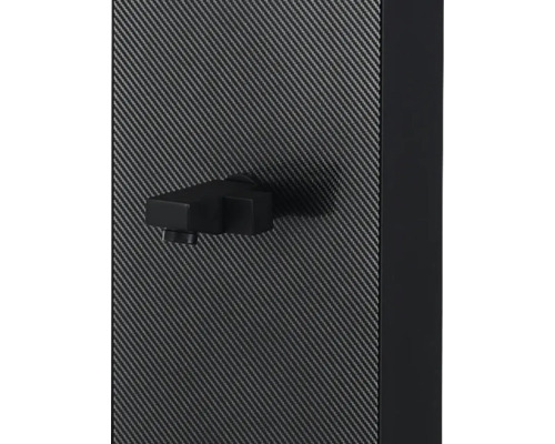 Detailansicht eines Tresors mit Türgriff