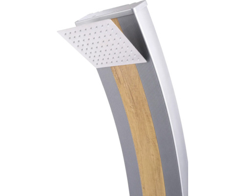Duschkopf mit Holzdekor