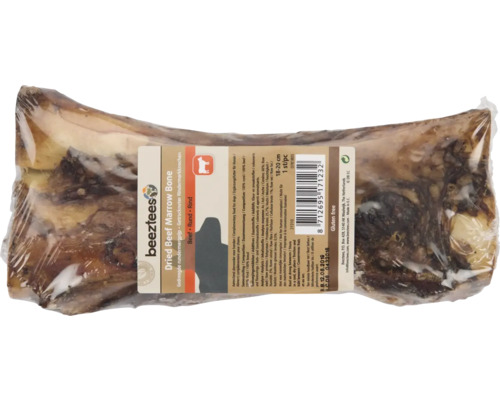 Beeztees getrockneter Rindermarkknochen für Hunde, 18 bis 20 cm