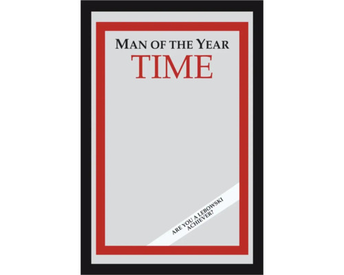 Bedruckter Spiegel Man of the year 22x32 cm Time Magazin Mann des Jahres Titelseite