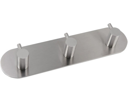 Garderobenleiste mit drei Haken aus Metall