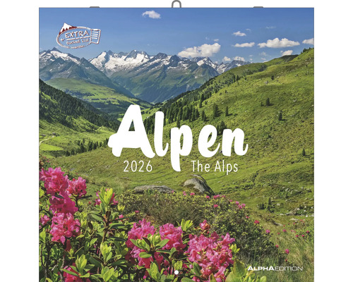 Alpenkalender 2026 mit Alpenmotiv