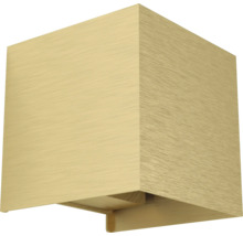 Quadratische Wandleuchte aus Metall
