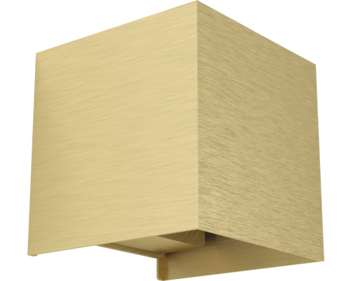 Quadratische Wandleuchte aus Metall
