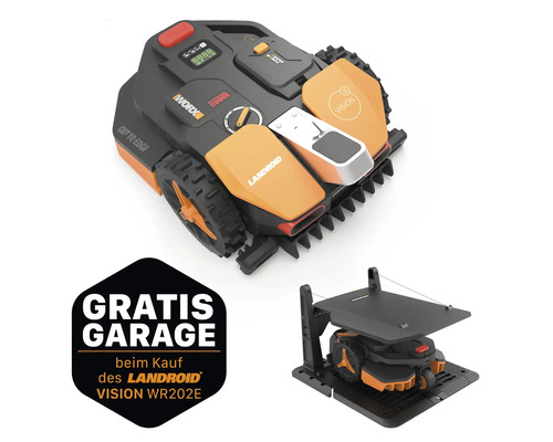 Mähroboter WORX 20V Landroid Vision S250, drahtlos inkl. Gratis-Garage gleich mitgeliefert oder im Markt mitnehmen Mähroboter WORX 20V Landroid Vision S250, drahtlos inkl. Gratis-Garage gleich mitgeliefert oder im Markt mitnehmen