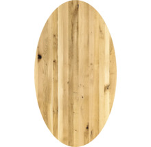 Ovale Tischplatte aus Holz