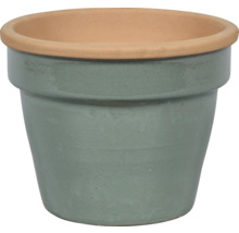 Grauer Terrakotta Blumentopf für den Garten