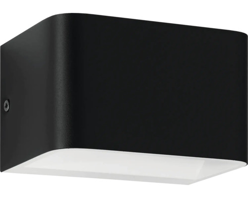 Schwarze LED-Wandleuchte