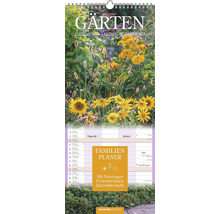 Familienplaner Kalender mit Gartenmotiven