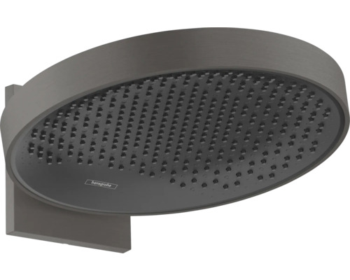 Kopfbrause hansgrohe Rainfinity 360 1jet Rund 38,1 x 36 cm anthrazit schwarz Hansgrohe Regendusche mit Wandanschluss