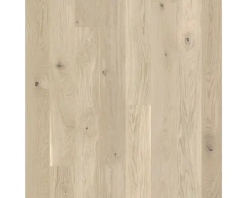 SKANDOR Echtholz-Parkett Eiche Landhausdiele Weiss geölt 2390 x 200 x 14 mm Helle Holzdielen als Bodenbelag