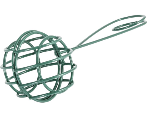 Kugel-Blumenhalter aus Metall mit Griff
