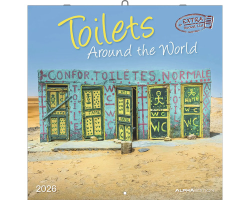 Toiletten rund um die Welt Kalender 2026