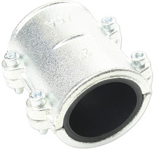 Rohrverbinder aus Metall mit Schrauben