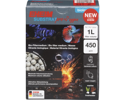EHEIM Substrat Pro Sauerstoff Bio-Filtermedium 1 Liter Packung