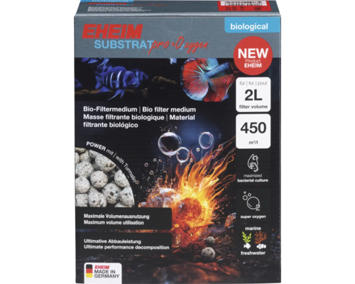 Eheim Substrat Pro plus Oxygen Bio Filtermedium 2 Liter Packung