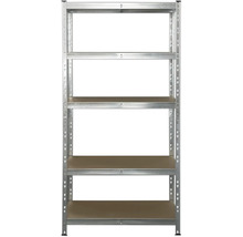 Regal mit Metallrahmen und fünf Regalböden