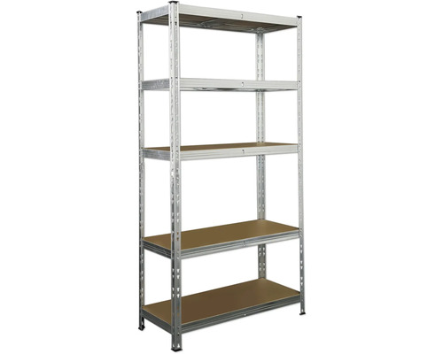 Metallregal mit fünf Regalböden