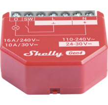 Schalter Shelly 1PM Gen4 rot