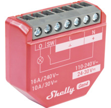 Schalter Shelly 1PM Gen4 rot