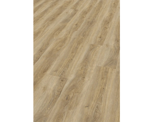 Nahaufnahme eines Laminatbodens mit Holzoptik