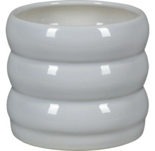 Keramik Pflanztopf mit geripptem Design