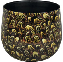 Blumentopf mit Federdesign