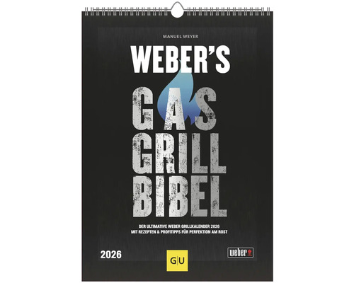 Wandkalender Weber´s Grillbibel 2026 29,7x42 cm Weber Gasgrill Bibel Grillkalender 2026