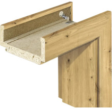 Detailansicht eines Türrahmens aus Holz