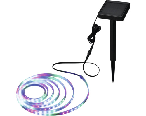 Solarbetriebene LED-Lichterkette mit Erdspieß