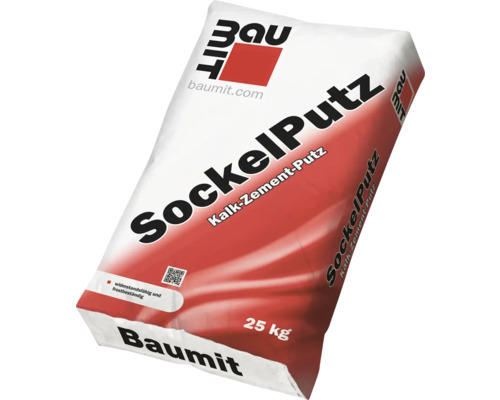 SockelPutz Baumit 25kg Sack Sockelputz Kalk-Zement-Putz von Baumit, 25 Kilogramm