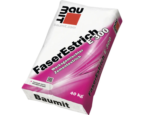 Baumit Estrich Faser E300 40kg Baumit FaserEstrich E 300 Sack, 40 kg, Werksgemischter Zementestrich