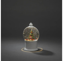 Schneekugel mit Weihnachtsbaum und Geschenken