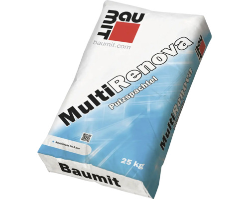 Sack mit Baumit MultiRenova Putzspachtel, 25 kg