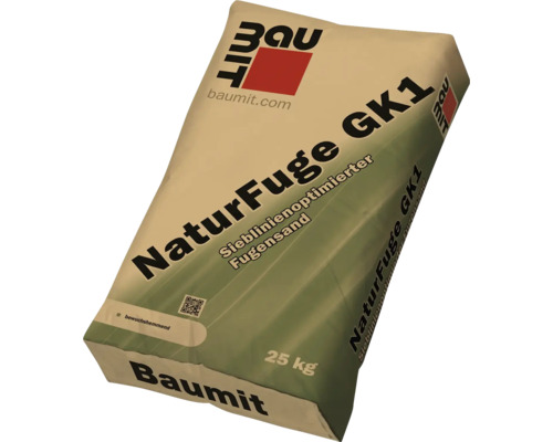 Sack Baustoff Baumit Naturfuge GK1, 25 Kilogramm