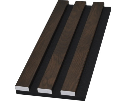 Akustikpaneel mit Holzstreifen auf Filzträger