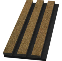 Schallabsorber aus Kork mit Filzträger