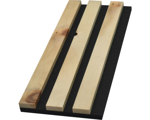Schallabsorber aus Holz und Filz