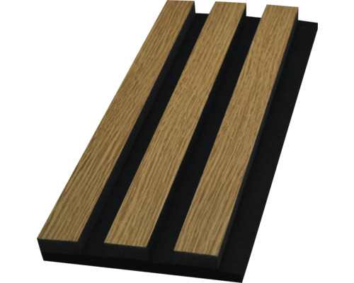 Akustikpaneel mit Holzstreifen