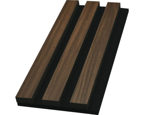 Akustikpaneel mit Holzlamellen auf Filzträger