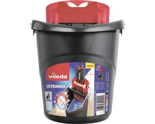 Eimer Vileda Ultra Max Power Press mit Auswringer, grau