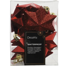 Verpackung bruchfester Weihnachtssterne mit Aufhängern