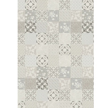 Fliesenmuster mit verschiedenen Grau- und Beigetönen